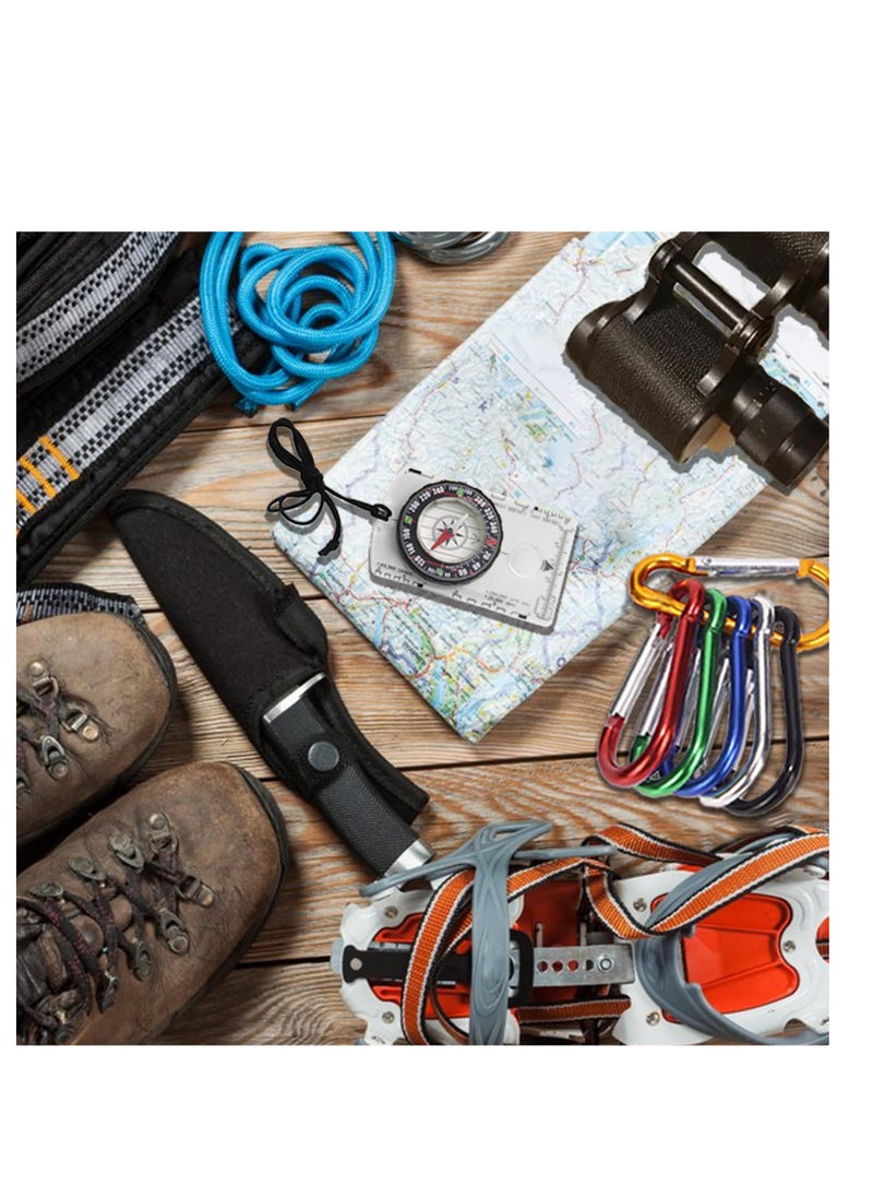 Orienteering Map Compass, Advanced Scout Compass Camping and Navigation, Waterproof & Lightweight Small Survival Compass, Suitable for Hiking, Camping, Orienteering, Hunting