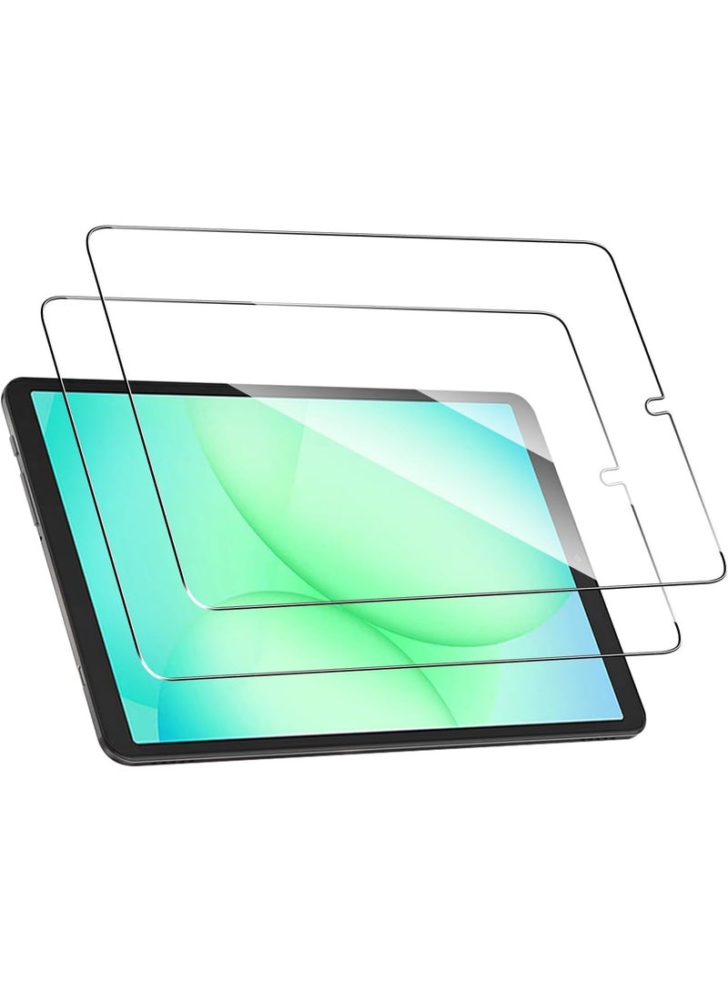 Muzz Tempered Glass for Samsung Galaxy Tab A11 (8.7") Screen Protectors No Bubbles 9H Hardness Scratch Resistant Protector Film Tempered Glass Film For Samsung Galaxy Tab A11 Transparent (2Pack) - Image 1