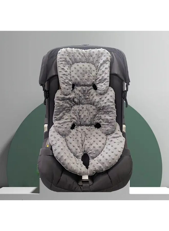 Exquisite Black Double Sided Child Safety Seat Cushion Protector For Stroller Car Bassinet - Image 1