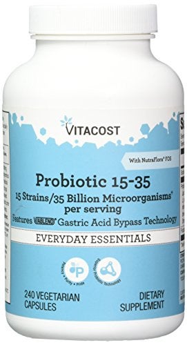 Vitacost Brand Vitacost Probiotic 15 35 Billion 240 Capsules