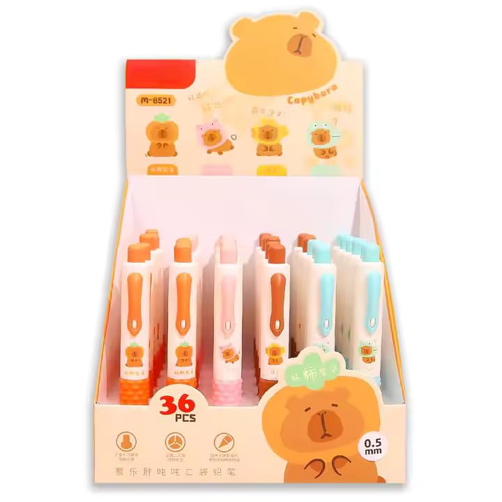 AROSHNAY Cute Bear Mechanical Pencil - Kawaii Pencils for Kids, Cute Pencils, Return Gift for Kids, Pencil for Drawing and Shading (Pack-4) - Image 5