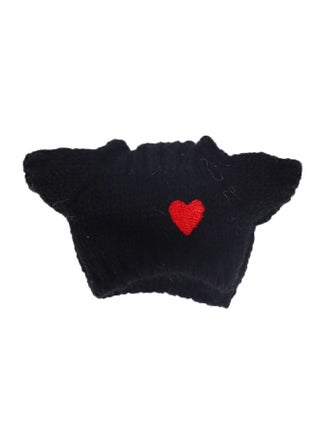 Black heart sweater