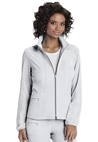 HeartSoul Women's Break On Through in Da Hood Warm-Up Jacket, White, X-Large - Image 2
