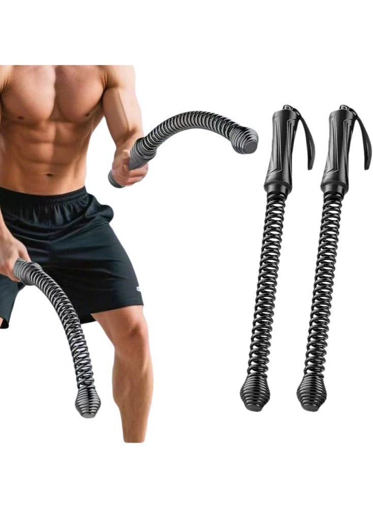 كيلا 2pcs وزن حبال معركة حبال للصالة الرياضية المنزلية ، معدات اللياقة البدنية حبال التدريب اللاسلكي للرجال والنساء ، حبال التمرين الموزنة للتمرينات المتقدمة وبناء العضلات الأساسية - Image 1