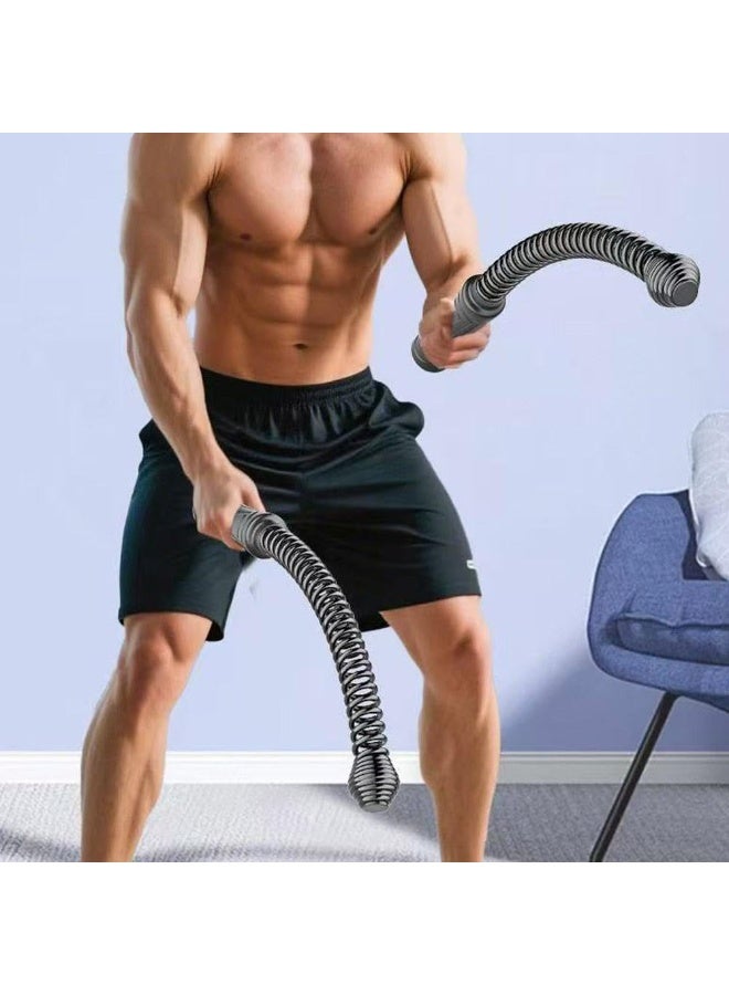 كيلا 2pcs وزن حبال معركة حبال للصالة الرياضية المنزلية ، معدات اللياقة البدنية حبال التدريب اللاسلكي للرجال والنساء ، حبال التمرين الموزنة للتمرينات المتقدمة وبناء العضلات الأساسية - Image 4