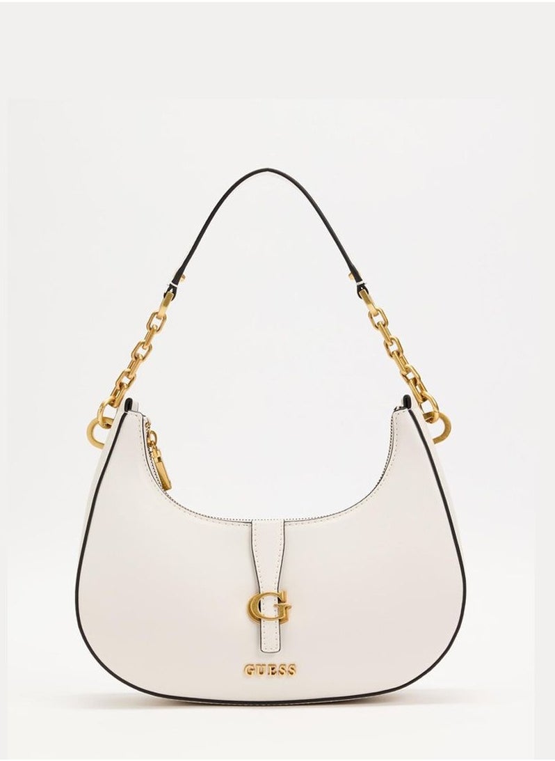 GUESS Guess White Chain Detail Shoulder Bag For Women  - Image 1