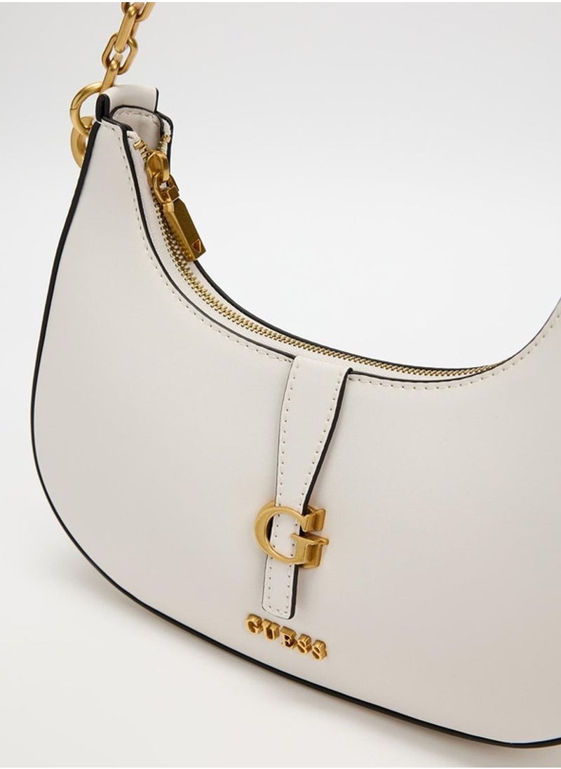 GUESS Guess White Chain Detail Shoulder Bag For Women  - Image 2