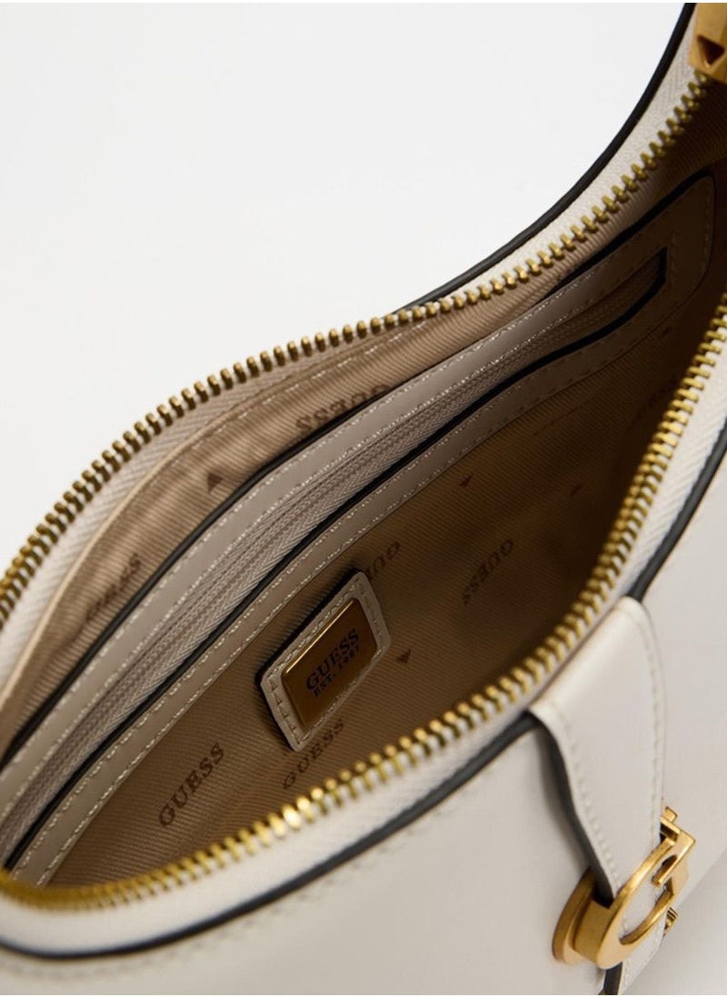 GUESS Guess White Chain Detail Shoulder Bag For Women  - Image 4