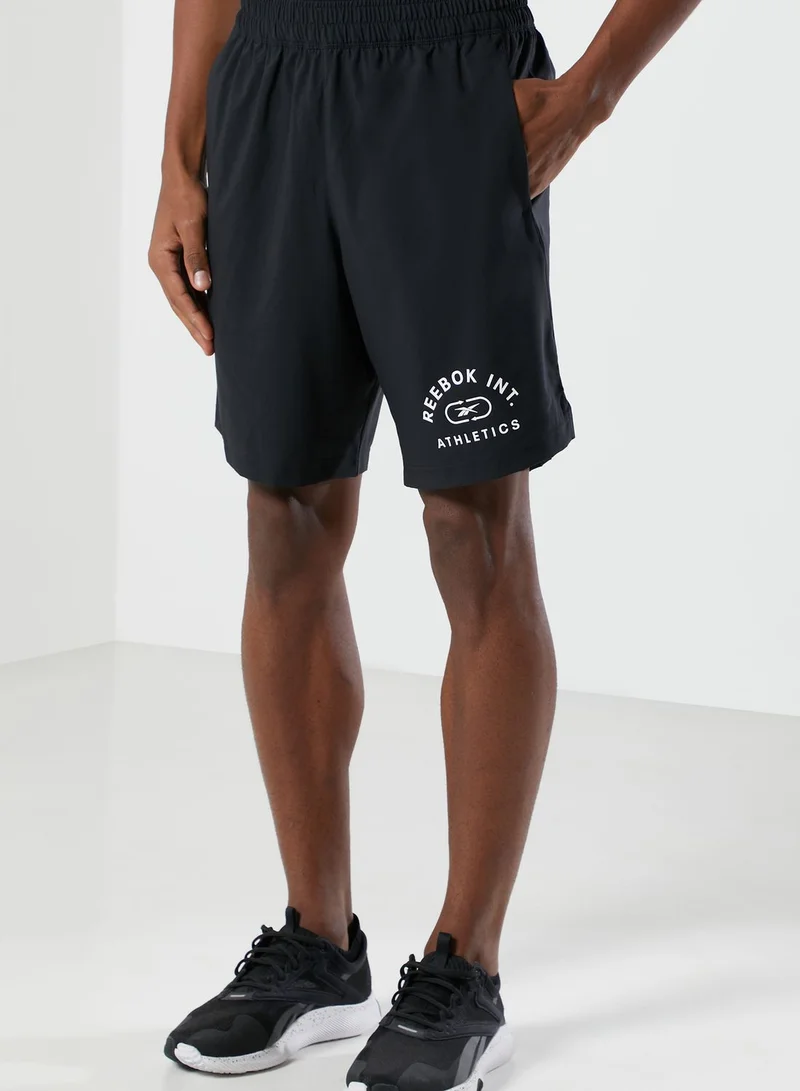 Reebok Workout Ready Woven Graphic Shorts