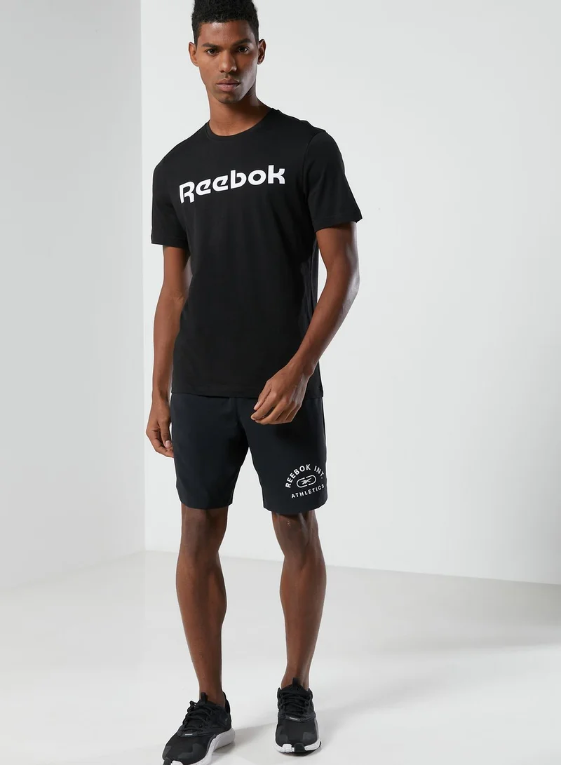 Reebok Workout Ready Woven Graphic Shorts