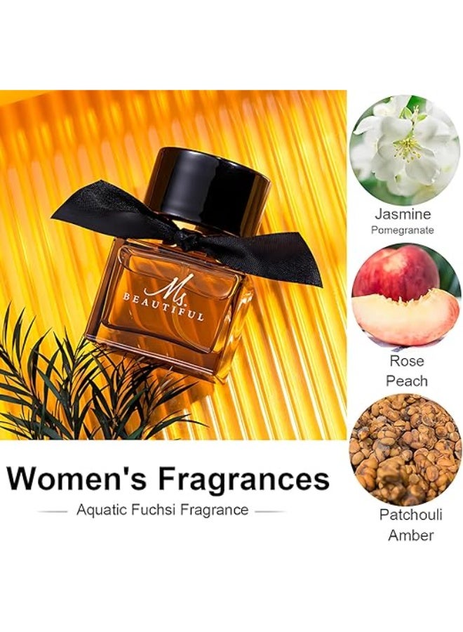 ATRJSZ Ladies Perfume Set Eau De Parfum, Luxury Perfume Gift Set for Women, 3x30ml Long-Lasting Perfume Set for Her Birthday, Fresh Floral Fragrance Perfumes Box Gift Set for Girlfriend, Dating, Anniversary - Image 5