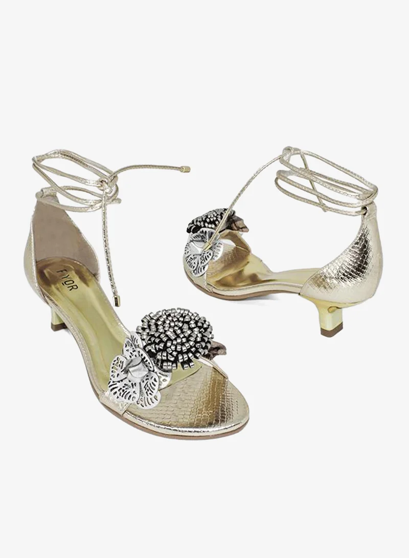 Fyor  Ankle wrap stilettos BWR 072 for Women | Best Price UAE