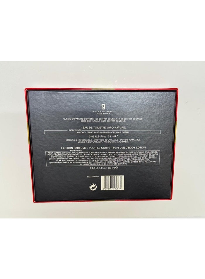 فيندي من فيندي طقم هدية أو دو تواليت 25 مل + لوشن للجسم 30 مل مجموعة نادرة أصلية - Image 4