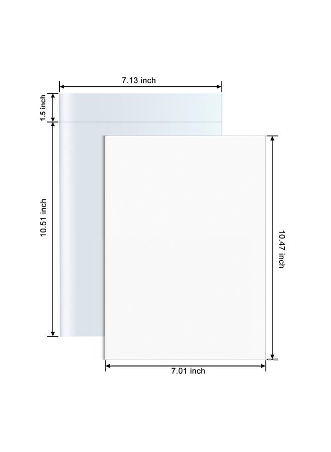 belifun 100ct Silver-Age Comic-Book-Bags and Boards - Reusable Comic Book Boards and Bags for Comic Book Storage, 1 1/2" Flap Comic Bags and Backing Boards, Clear Protector and Protection Board Cardboards - Image 2