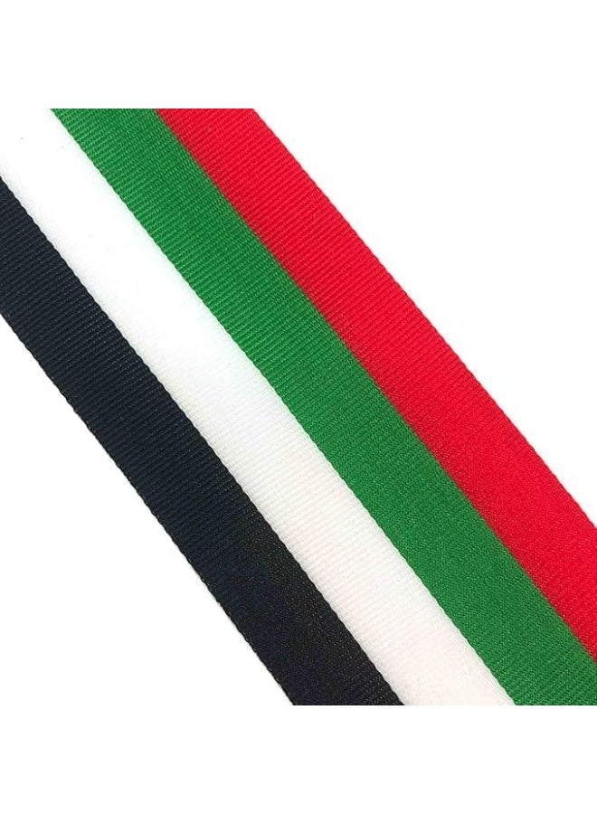 إي وورلد حزمة الاحتفال باليوم الوطني للإمارات – 12 علمًا صغيرًا، وشاح علم واحد، وشريط زخرفي واحد للحفلات والهدايا والمنزل | إكسسوارات وطنية - Image 5