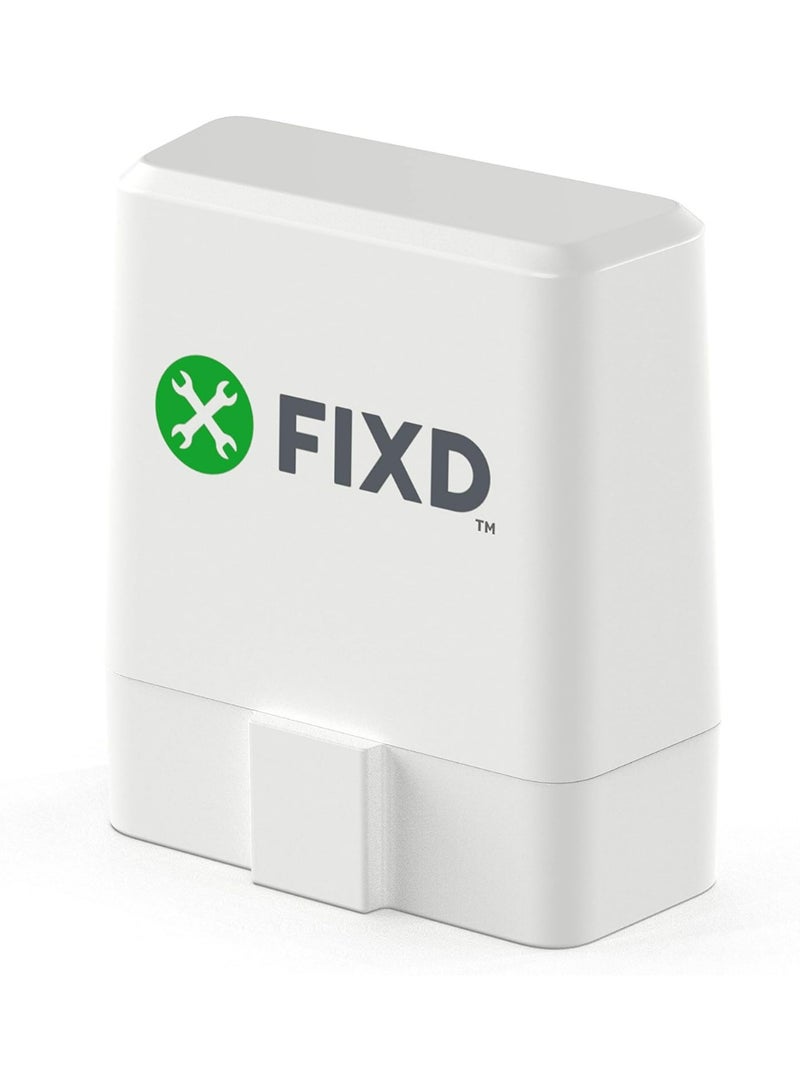 FIXD ماسح ضوئي OBD2 بلوتوث للسيارة - قارئات رموز السيارة وأدوات الفحص لـ iPhone و Android - أداة تشخيص السيارات OBD2 اللاسلكية للتحقق من المحرك وإصلاح جميع السيارات والمركبات من عام 1996 أو أحدث - Image 1