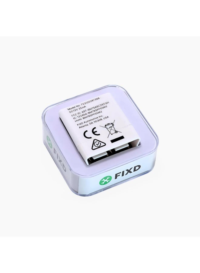 FIXD ماسح ضوئي OBD2 بلوتوث للسيارة - قارئات رموز السيارة وأدوات الفحص لـ iPhone و Android - أداة تشخيص السيارات OBD2 اللاسلكية للتحقق من المحرك وإصلاح جميع السيارات والمركبات من عام 1996 أو أحدث - Image 3