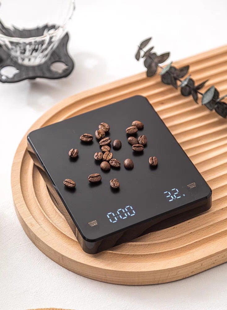 Bamboo LCD Display Coffee Drip Scale With Timer - Image 2