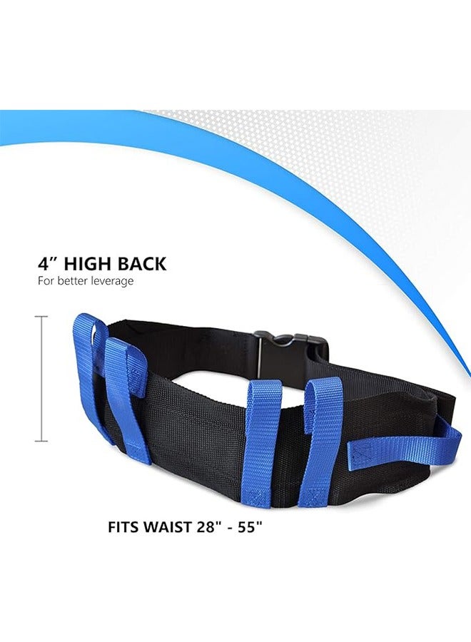 HAVEN Transfer and Walking Gait Belt -6 Heavy Handles ，gate belt for elderly lift belts with quick release buckle anti-slip function prevents patient from shifting more effectively，Occupational & Physical Therapy，Lift Assist for Elderly and Patient Care - Image 4