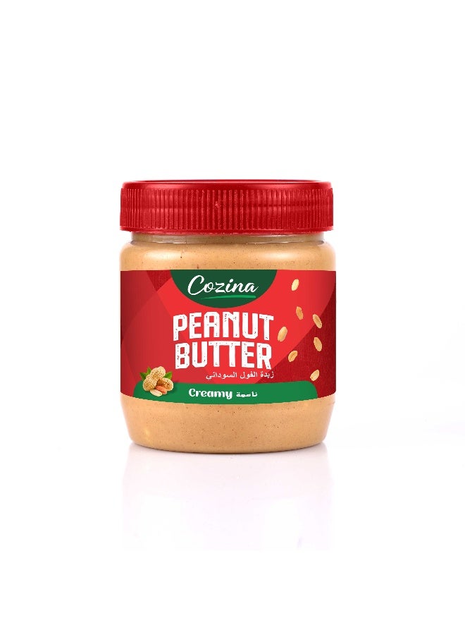 Cozina Creamy Peanut Butter 340G, Smooth Nut Spread For Toast Sandwiches And Smoothies - Image 1