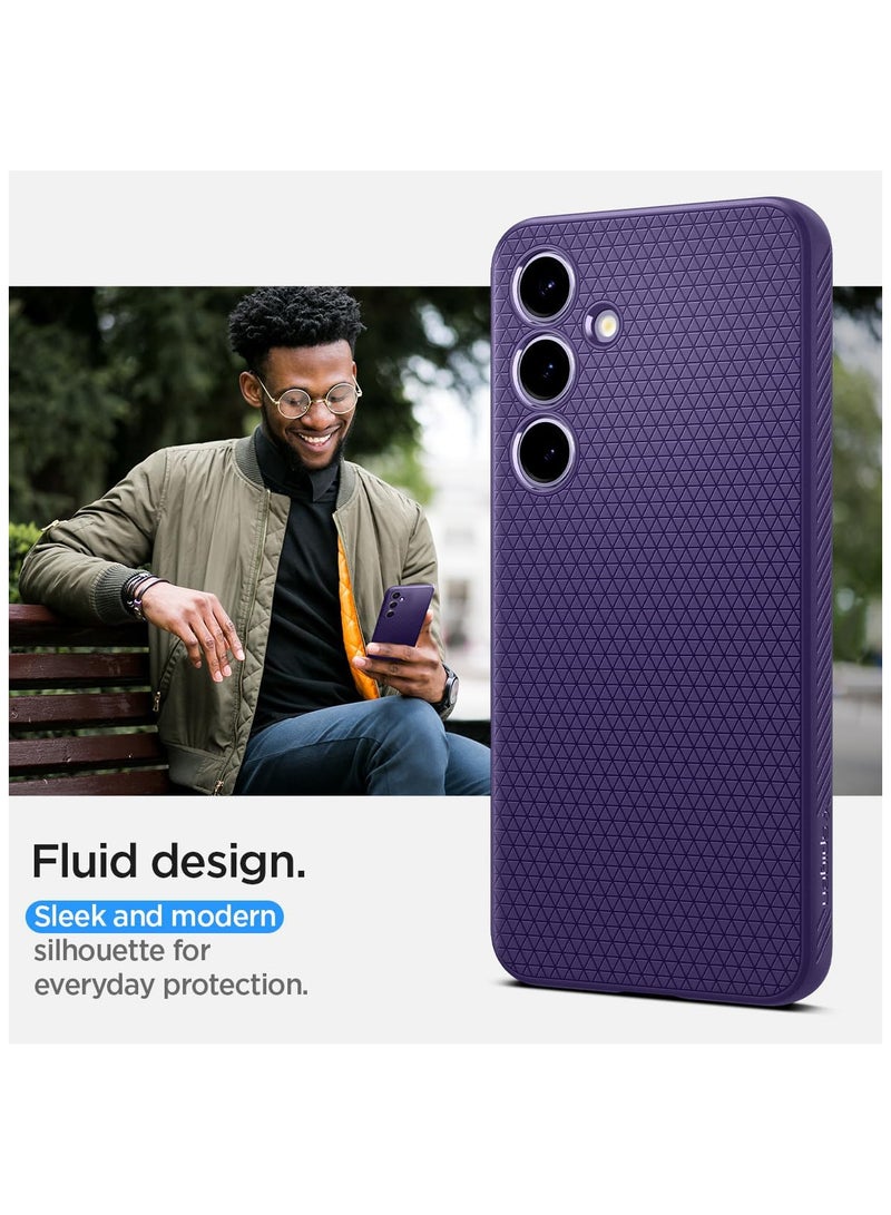 Spigen Spigen Liquid Air designed for Samsung Galaxy S24 case cover (2024) - Deep Purple  - Image 3