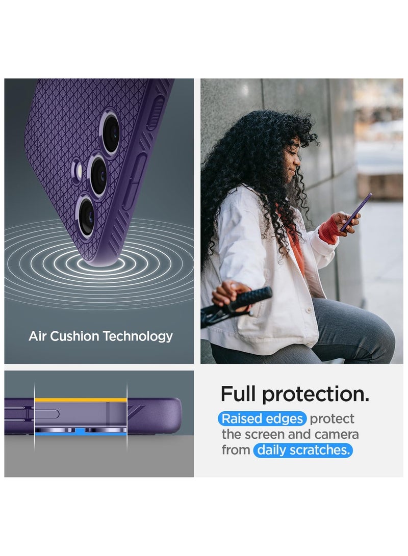 Spigen Spigen Liquid Air designed for Samsung Galaxy S24 case cover (2024) - Deep Purple  - Image 4