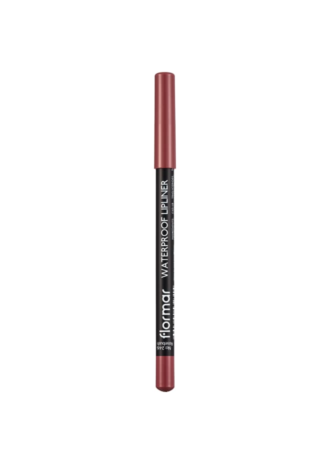 flormar Waterproof Lipliner – 246 Rosebush – Blendable, Long-Wear, Waterproof, Precise Tip, Smooth 246-ROSEBUSH - Image 2