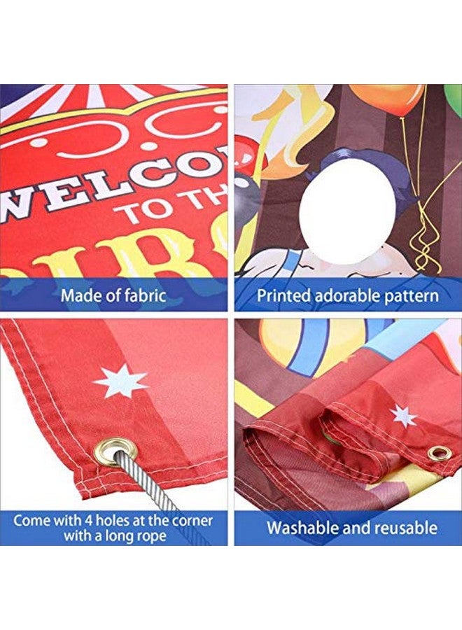 Blulu Carnival Circus Party Decoration Carnival Photo Door Banner Backdrop Props, Large Photo Door Banner For Carnival Circus Party Decor Game Supplies (Hercules) - Image 4