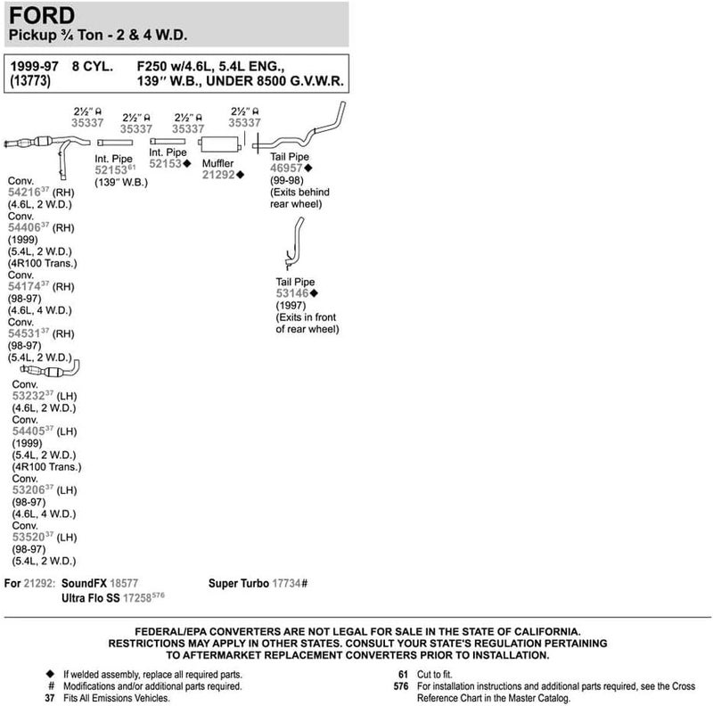 Walker 52153 Exhaust Pipe for Ford F-150 - Image 4
