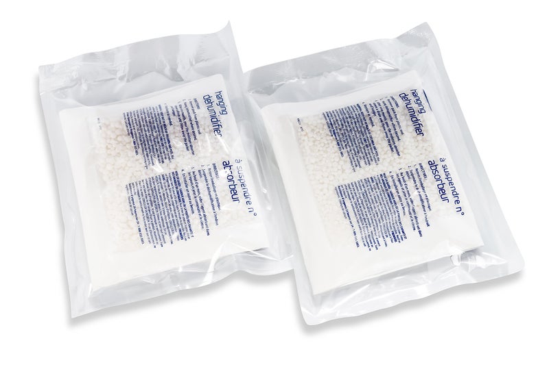 Camco 44286 Fragrance Free Hanging Dehumidifier-Convenient Hook Absorbs up to 3x Its Weight in Water, Reduces Moisture and Humidity in Closets and Tightly Confined Spaces, 2 Pack - Image 3