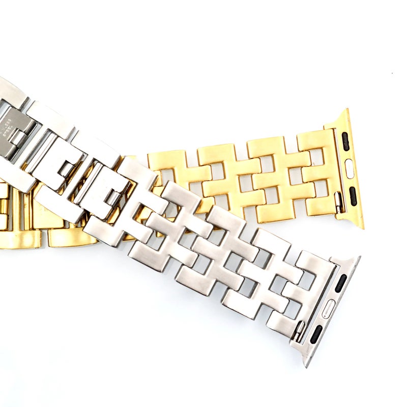 Bluejw Luxury Stainless Steel Replacement Watch Strap for Apple Watch – New Arrival Women's Bracelet Band Compatible with All Apple Smartwatch Models - Image 5