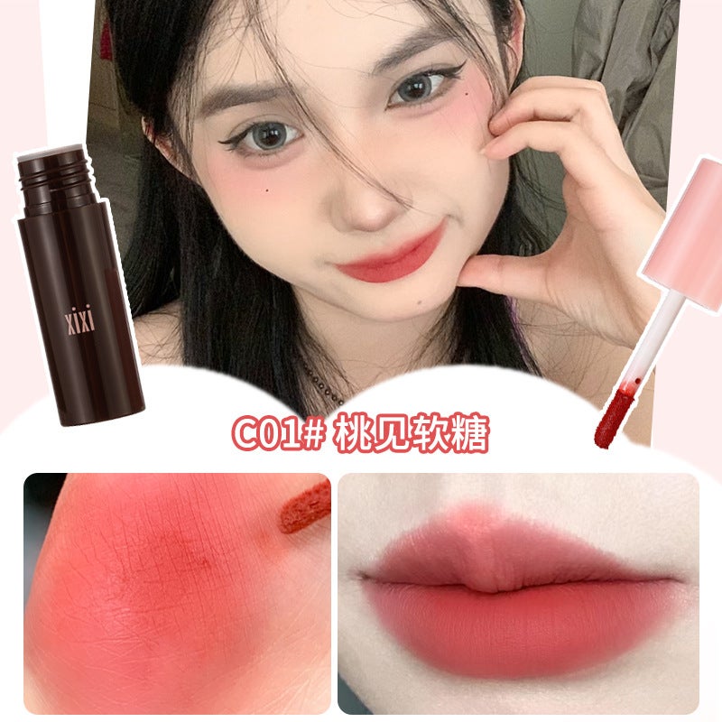 Xixi Mousse Velvet Natural Matte Lip Mud Does Not Show Lip Lines Whitening Lip Gloss Affordable Price For Student Girls - Image 1