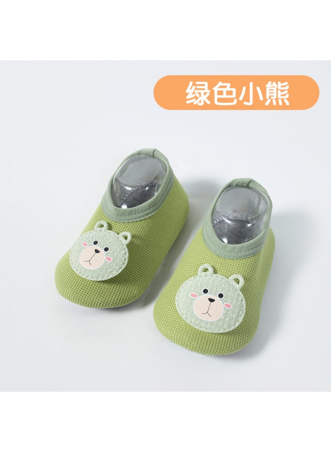 Children's New Floor Socks Spring & Fall Breathable Cartoon Cooling Floor Socks Dotted Non-slip Baby Toddler Shoes And Socks