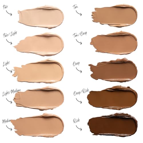 Doll 10 TCE Liquid Filter CC Cream Liquid Foundation Lightweight Tinted Moisturizer Skin Tint Blurs Pores Fine Lines Vegan Clean Makeup Medium 30 Day Supply - Image 3
