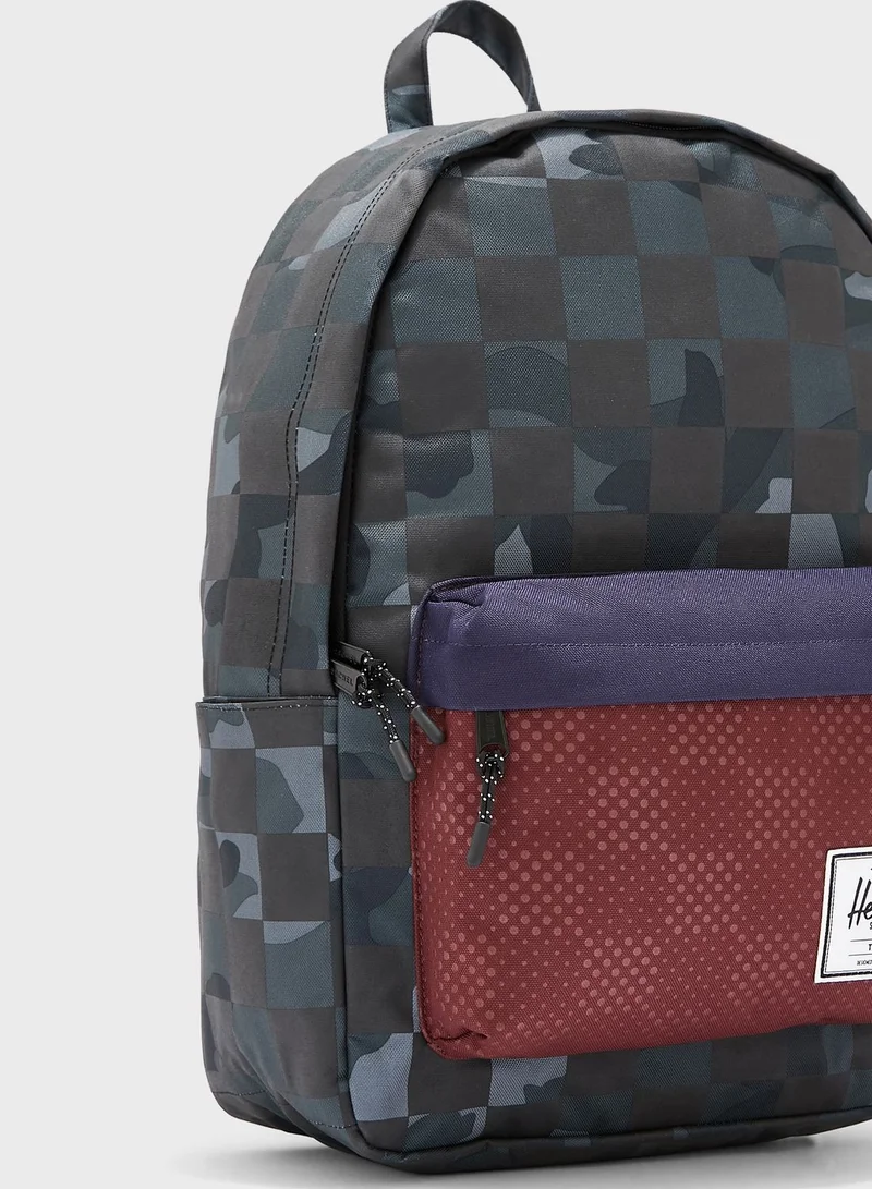Herschel Large Check Print Classic Backpack
