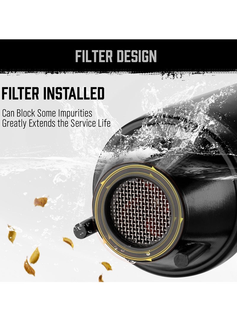 Portable Transfer Pump Battery Powered Electric Siphon Pump For Gas Fuel Diesel Transfer  - Ideal Gasoline Transfer Pump Easy to Use Manual Fuel Pump - Image 3