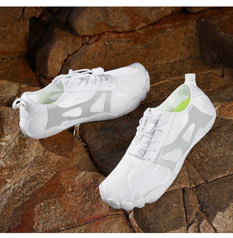 Generic 2025 Cross-Border Outdoor Lightweight Quick-Drying River Tracing Shoes for Men, Wading Hiking Shoes for Couples, Swimming Shoes, Beach Shoes for Women, Yoga 8813 white