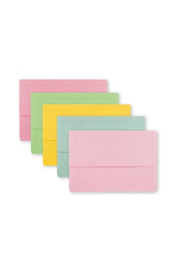 TIGER A4 Card Docment Wallet Singles Pastel Asstd - Image 1