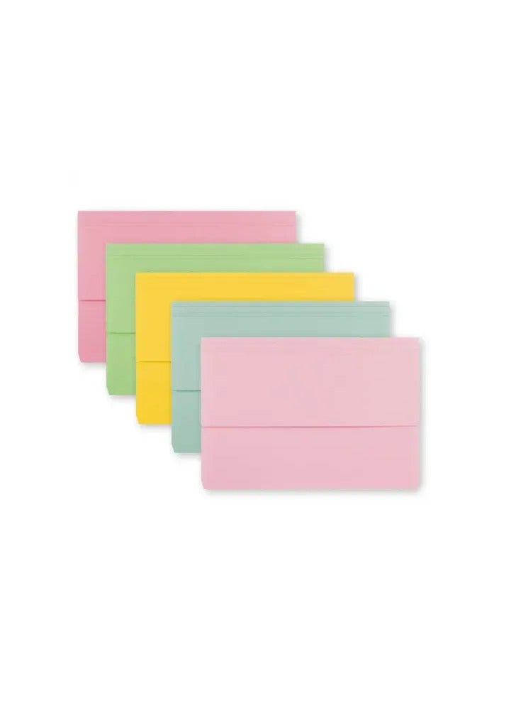 TIGER A4 Card Docment Wallet Singles Pastel Asstd - Image 2