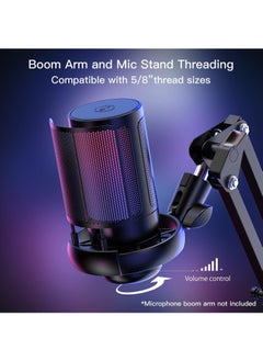 Spark USB Microphone for PC Gaming, Streaming, Podcasting, Recording, Desktop Condenser Microphone for PC on Mac/PS4/PS5, with RGB Control  - Image 2