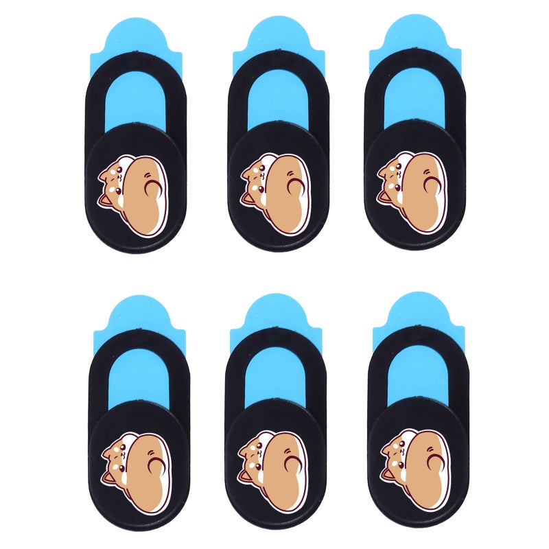 12 pcs Laptops Camera Cover Cat Pattern Privacy Webcam Cover Slide - Image 1