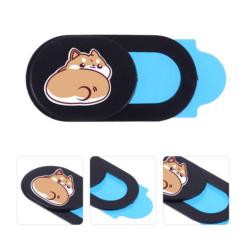 12 pcs Laptops Camera Cover Cat Pattern Privacy Webcam Cover Slide - Image 2