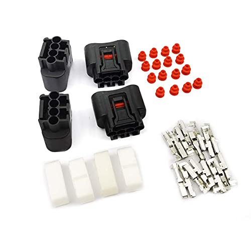 DEVMO 4pcs Ignition Coil Plug Connector Compatible with 2000-2010 Toyota Lexus Camry 90980-11885 - Image 3