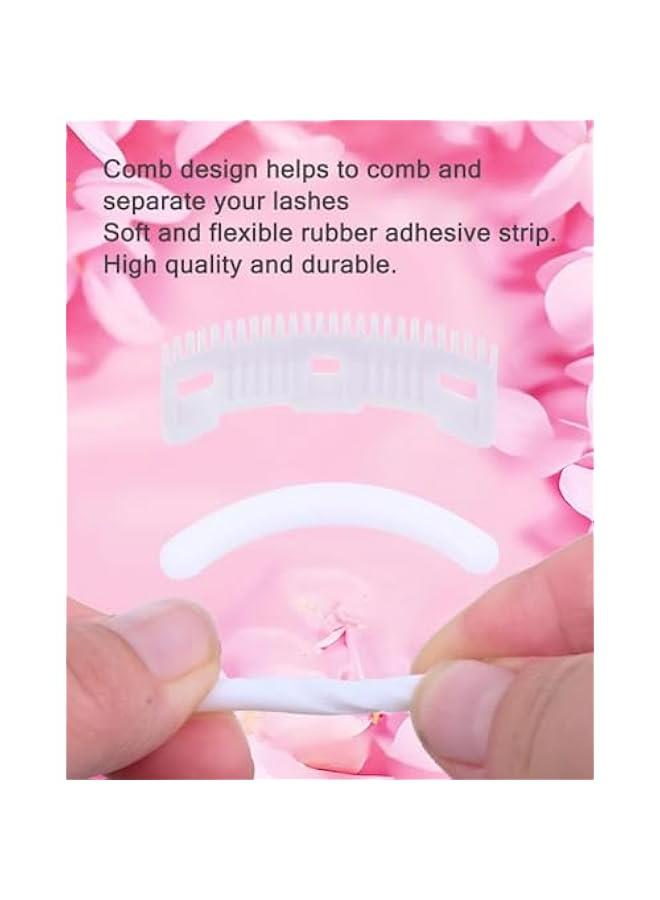 Generic Eyelash Curlers with Comb Fashion Cute Eyelash Curler with 3 Refill, 10 Seconds for Long-Lasting Curl Pink  - Image 5