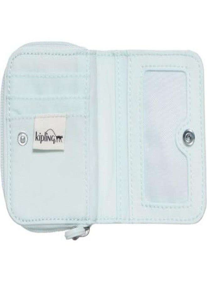 KIPLING KIPLING Kipling Womens Women's Tops Wallet, Compact, Practical, Nylon Travel Card Holder Small Wallet, Willow Green, 3 L x 4 H 1 D US - Image 2