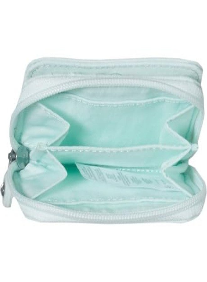 KIPLING KIPLING Kipling Womens Women's Tops Wallet, Compact, Practical, Nylon Travel Card Holder Small Wallet, Willow Green, 3 L x 4 H 1 D US - Image 3