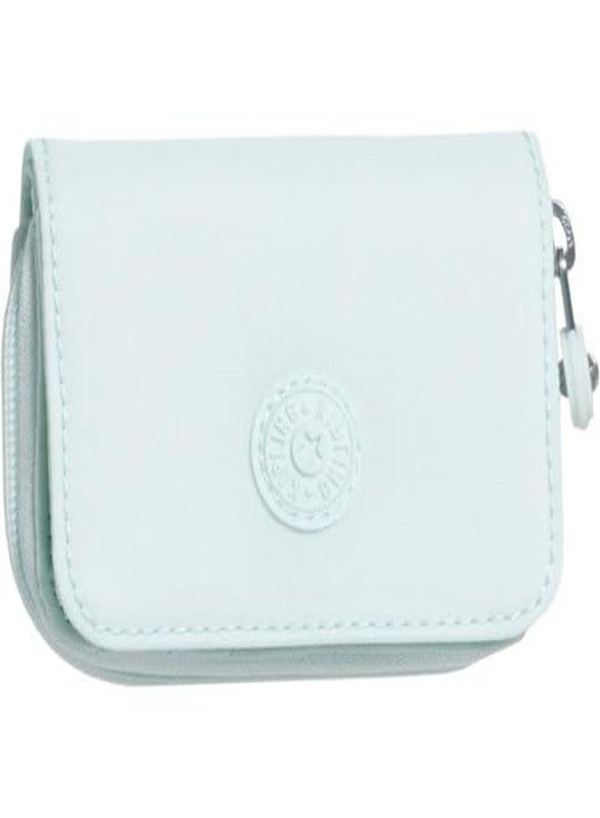KIPLING KIPLING Kipling Womens Women's Tops Wallet, Compact, Practical, Nylon Travel Card Holder Small Wallet, Willow Green, 3 L x 4 H 1 D US - Image 1