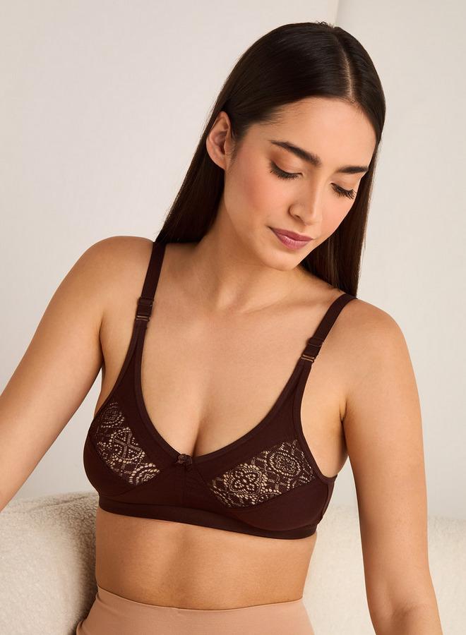 Splash FAV Balconette Bra with Lace Detail - Image 1