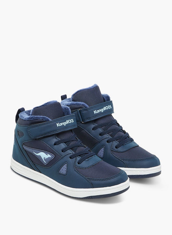 kangaROOS Women's Panelled High Top Shoes with Hook and Loop Closure - Image 1