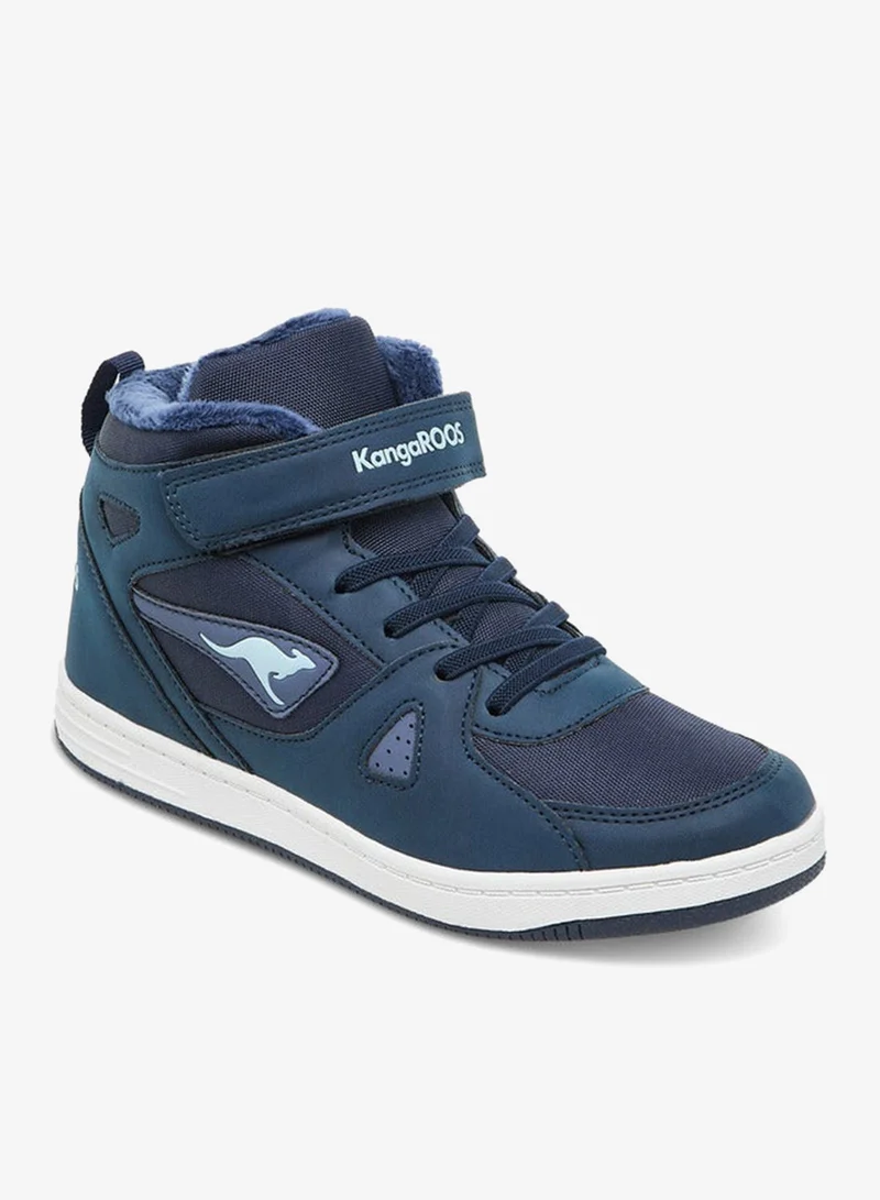 kangaROOS Women's Panelled High Top Shoes with Hook and Loop Closure